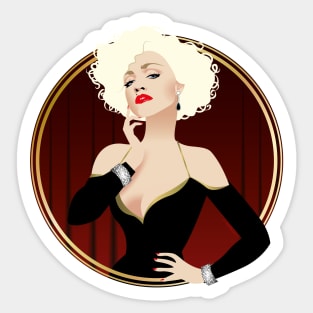 Breathless Blonde Sticker